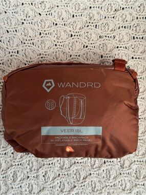 WANDRD VEER 18L Packable Backpack w/ Inflatable Back Panel